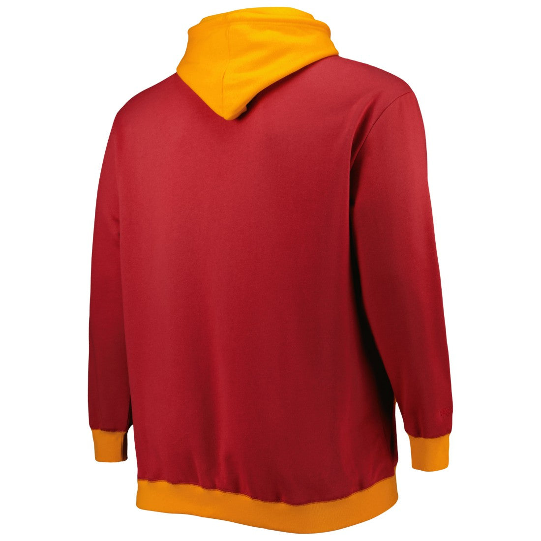 Tampa Bay Buccaneers Big & Tall Big Face Pullover Hoodie Red/Orange - Mitchell & Ness