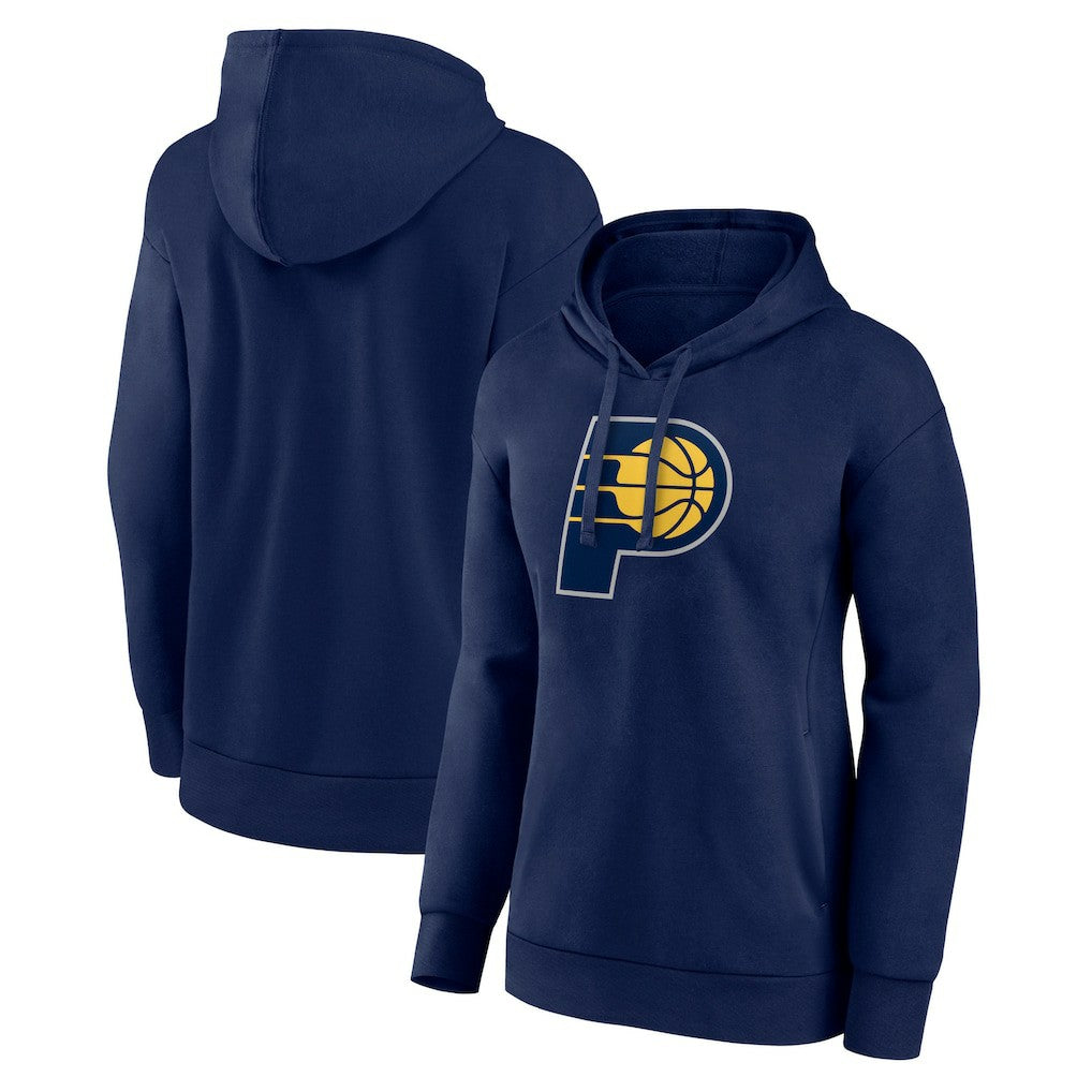 NBA - Indiana Pacers Women's Team Primary Logo Pullover Hoodie - Navy