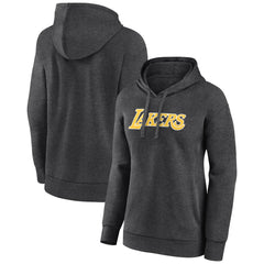 NBA - Los Angeles Lakers Women's Wordmark Alt Pullover Hoodie - Charcoal