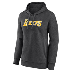 NBA - Los Angeles Lakers Women's Wordmark Alt Pullover Hoodie - Charcoal