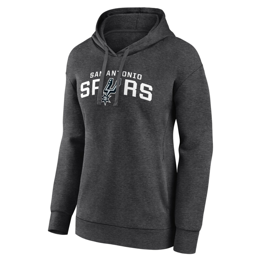 NBA - San Antonio Spurs Women's Wordmark Alt Pullover Hoodie - Charcoal
