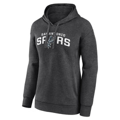NBA - San Antonio Spurs Women's Wordmark Alt Pullover Hoodie - Charcoal