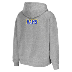 Los Angeles Rams WEAR by Erin Andrews Women's Team Full-Zip Hoodie Heathered Gray - NFL