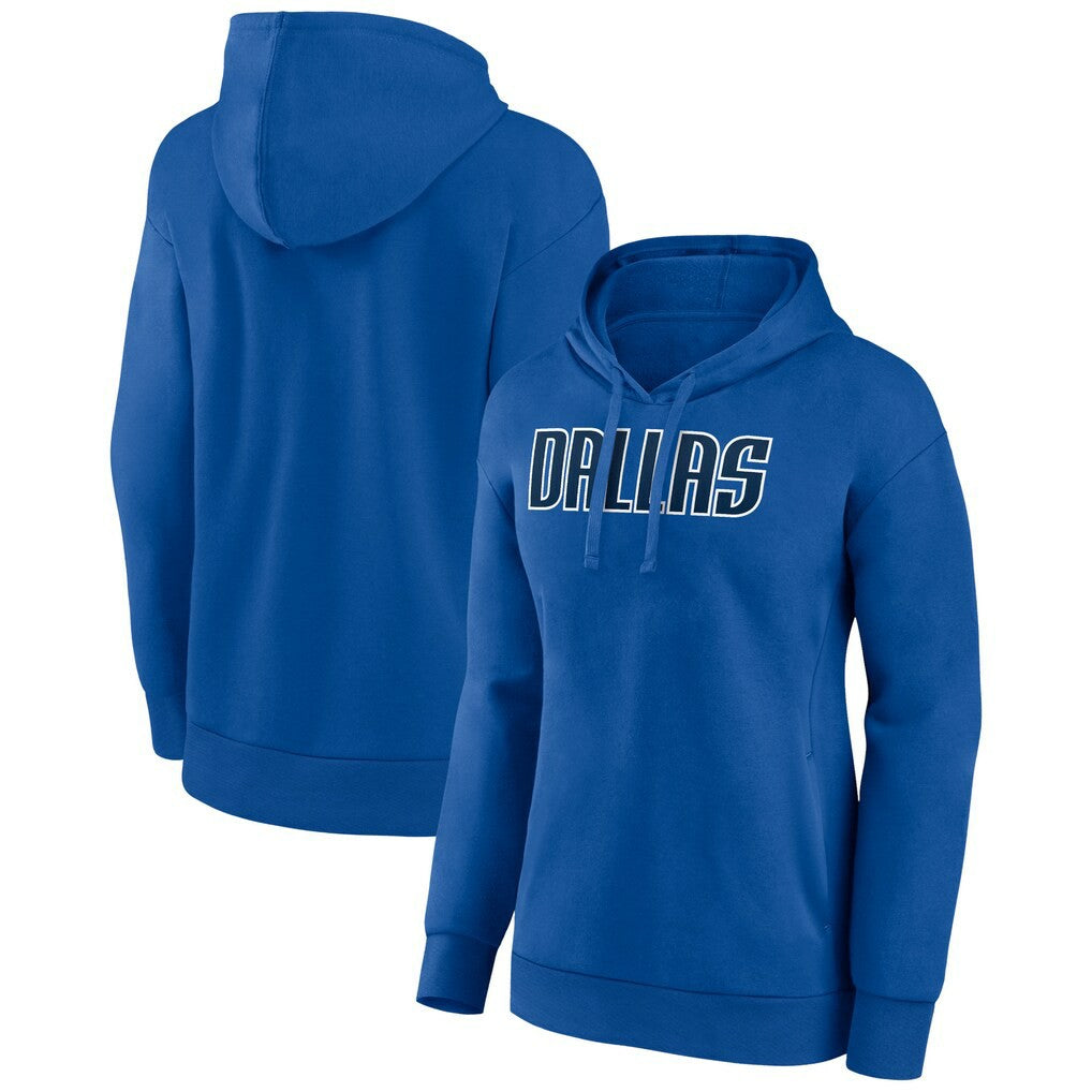 NBA - Dallas Mavericks Women's Wordmark Alt Pullover Hoodie - Blue