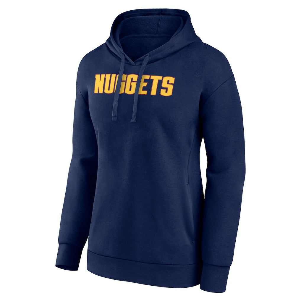 NBA - Denver Nuggets Women's Wordmark Alt Pullover Hoodie - Navy