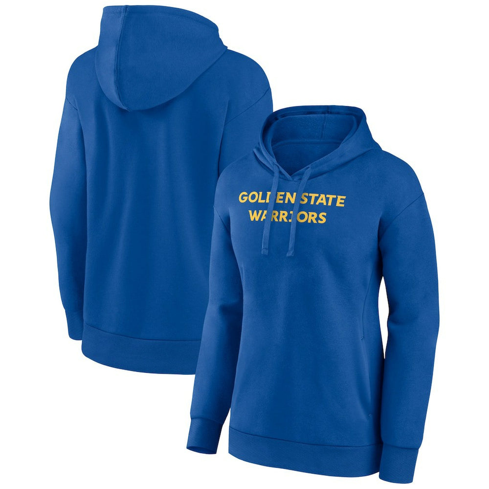 NBA - Golden State Warriors Women's Wordmark Alt Pullover Hoodie - Royal