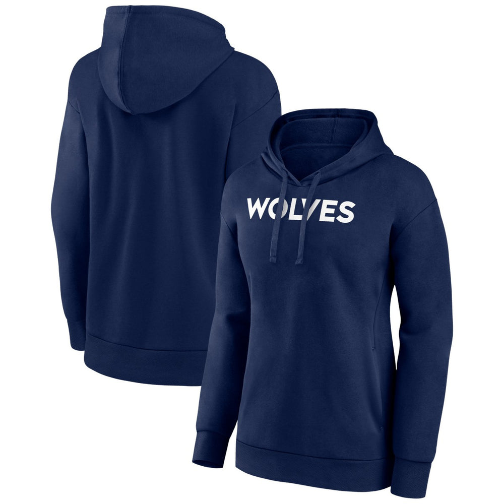 NBA - Minnesota Timberwolves Women's Wordmark Alt Pullover Hoodie - Navy