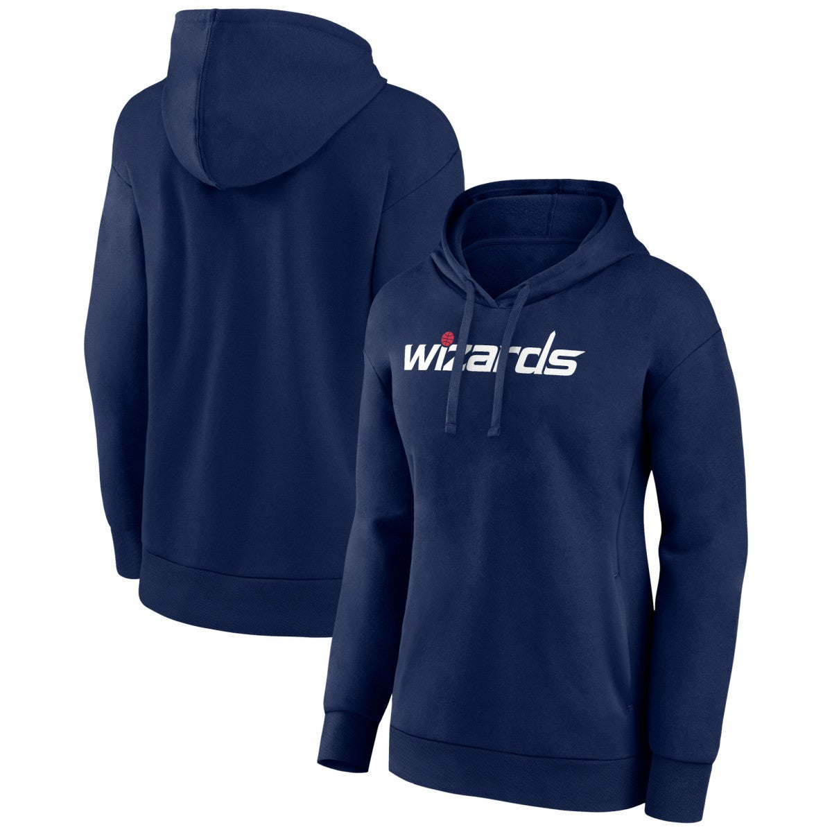 NBA - Washington Wizards Women's Wordmark Alt Pullover Hoodie - Navy