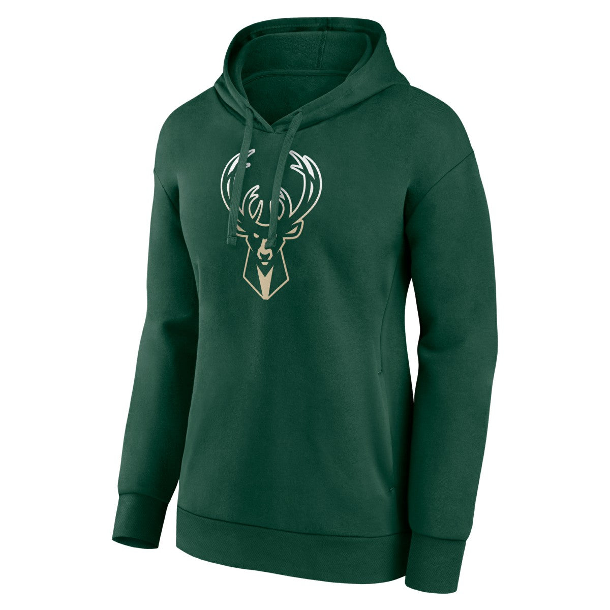 NBA - Milwaukee Bucks Women's Gradient Logo Pullover Hoodie - Hunter Green