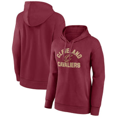 NBA - Cleveland Cavaliers Women's Overtime Pullover Hoodie - Wine