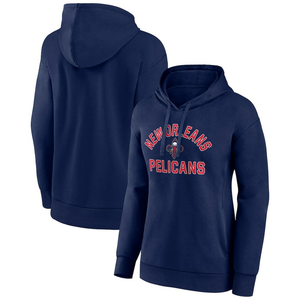 NBA - New Orleans Pelicans Women's Overtime Pullover Hoodie - Navy