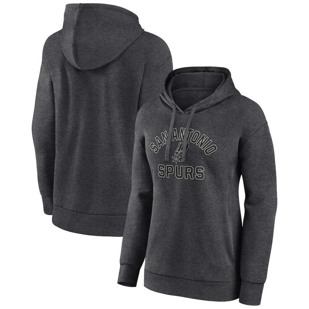 NBA - San Antonio Spurs Women's Overtime Pullover Hoodie - Charcoal