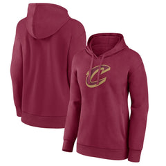 NBA - Cleveland Cavaliers Women's Alternate Logo Pullover Hoodie - Wine