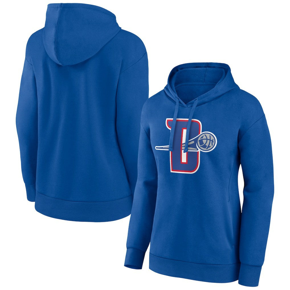 NBA - Detroit Pistons Women's Alternate Logo Pullover Hoodie - Blue