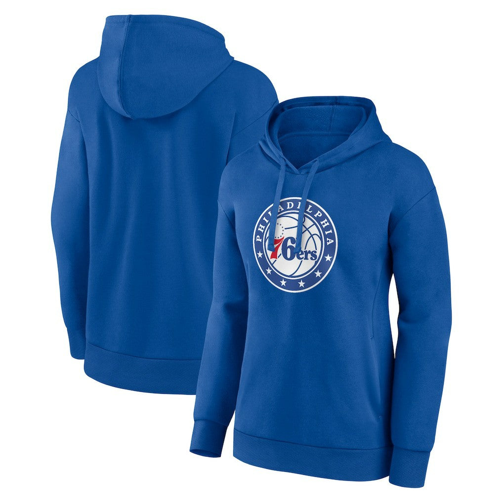 NBA - Philadelphia 76ers Women's Alternate Logo Pullover Hoodie - Royal