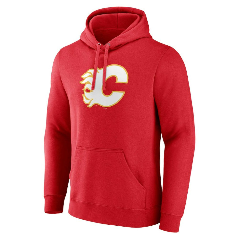 Calgary Flames - Fanatics Primary Team Logo Pullover Hoodie Red