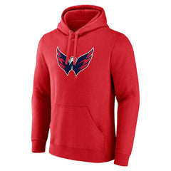 Washington Capitals Fanatics Primary Logo Pullover Hoodie Red