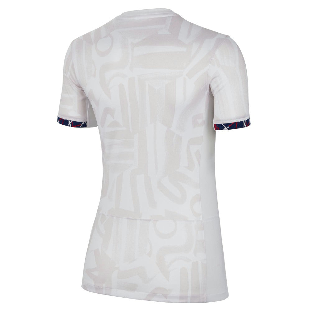 Nike France Women's National Team Women's 2023 Away Stadium Replica Jerseys - White