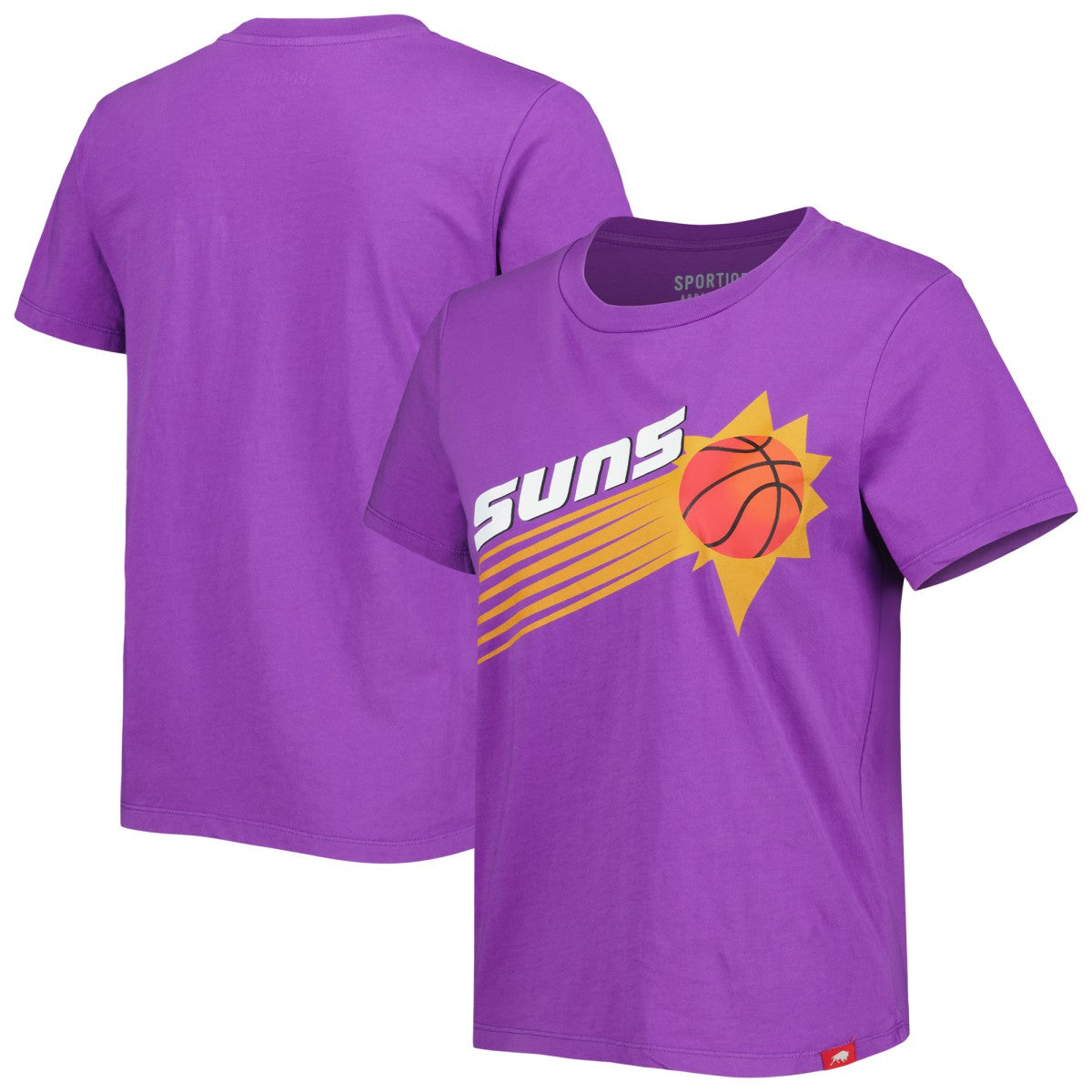 NBA - Phoenix Suns Sportiqe Women's Hardwood Classics Arcadia Elevated T-Shirt - Purple