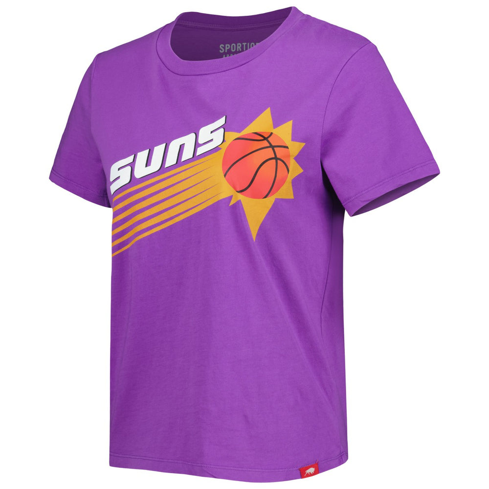 NBA - Phoenix Suns Sportiqe Women's Hardwood Classics Arcadia Elevated T-Shirt - Purple