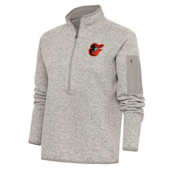 Baltimore Orioles Antigua Women's Logo Fortune Quarter-Zip Pullover Jacket discount