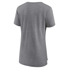 NBA - Milwaukee Bucks Women's Heritage Tri-Blend T-Shirt - Heather Gray