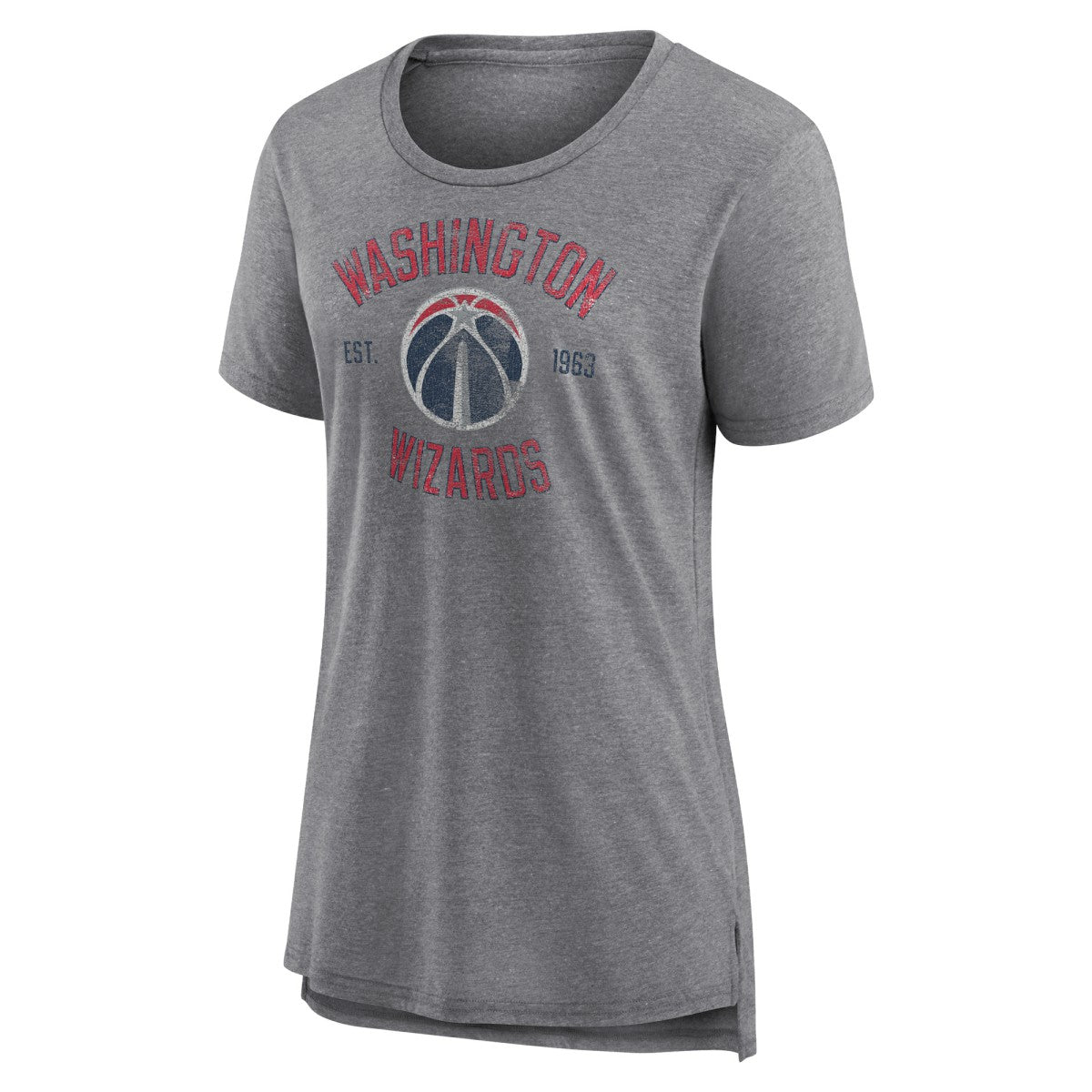 NBA - Washington Wizards Women's Heritage Tri-Blend T-Shirt - Heather Gray