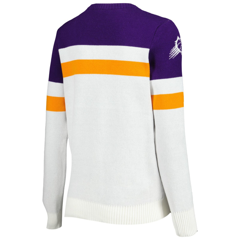 NBA - Phoenix Suns Lusso Women's Dominique Pullover Sweater - Purple/Cream
