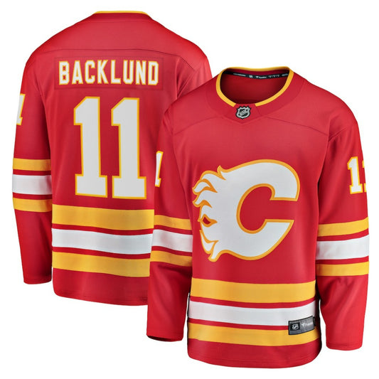 Mikael Backlund Calgary Flames Fanatics Home Breakaway Player Jersey - Red | NHL Jerseys