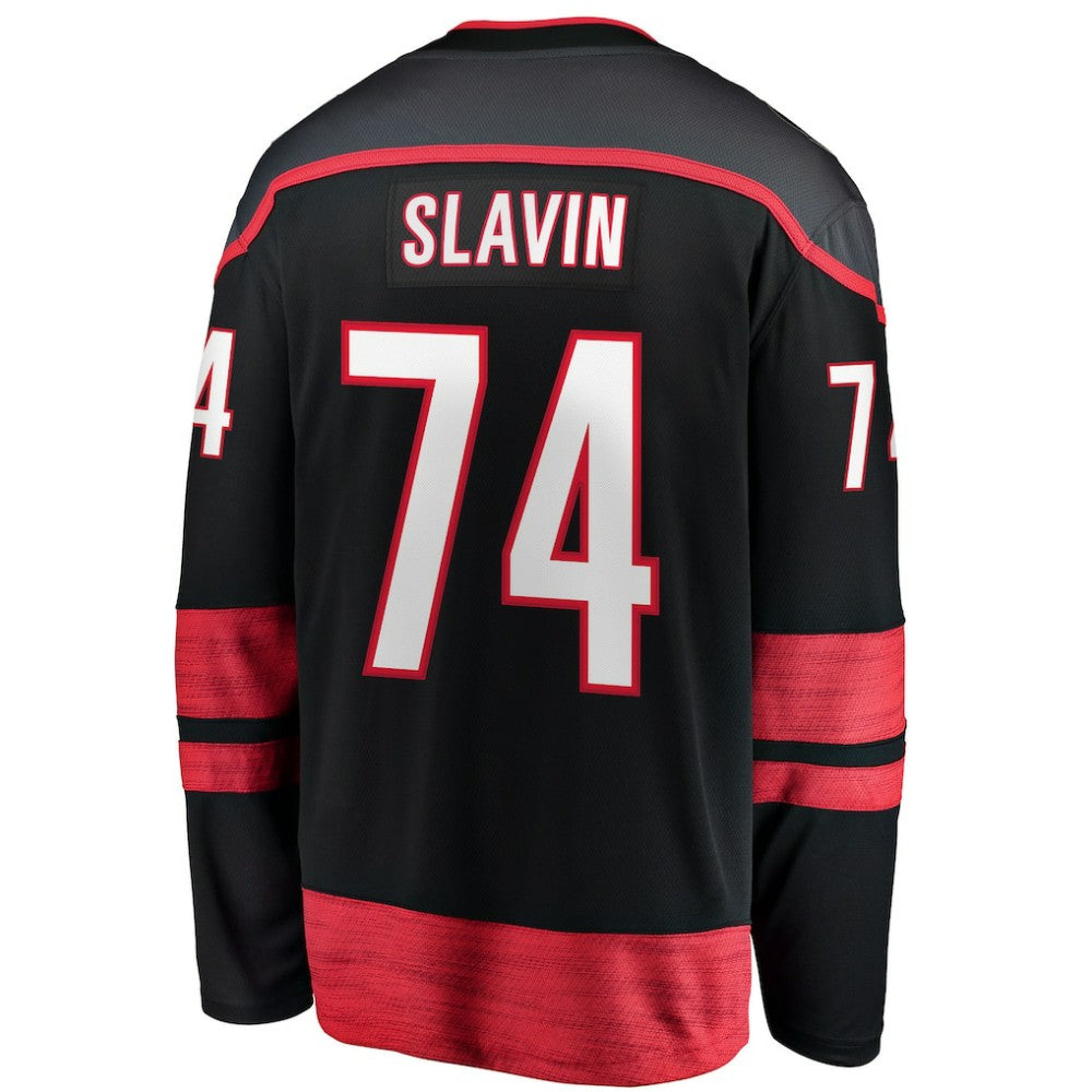 Jaccob Slavin Carolina Hurricanes Fanatics Home Breakaway Player Jersey - Black | NHL Jerseys