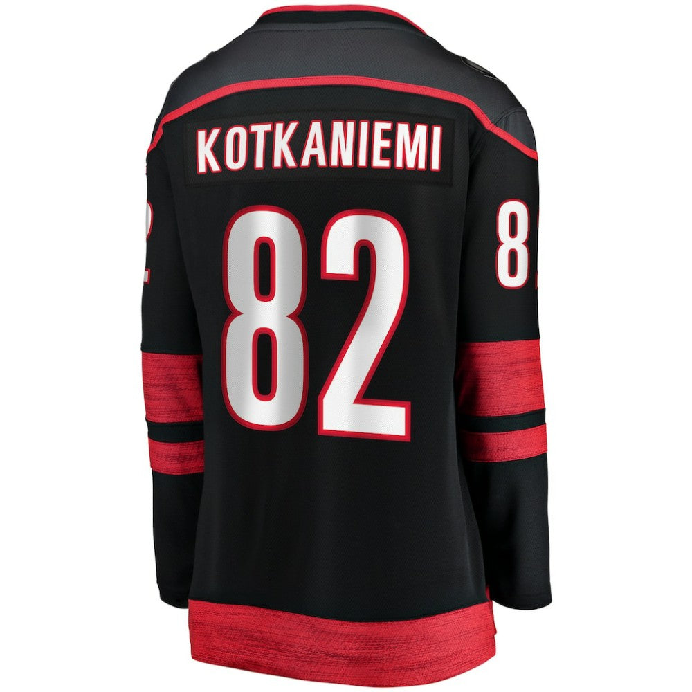 Jesperi Kotkaniemi Carolina Hurricanes - Fanatics Women's Home Breakaway Player Jersey Black