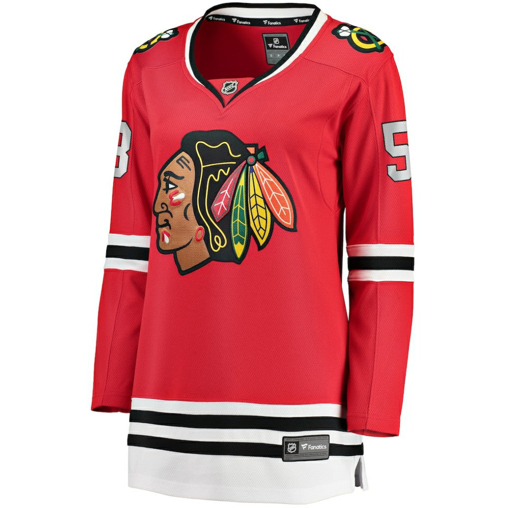 MacKenzie Entwistle Chicago Blackhawks Fanatics Women's Home Breakaway Player Jersey Red