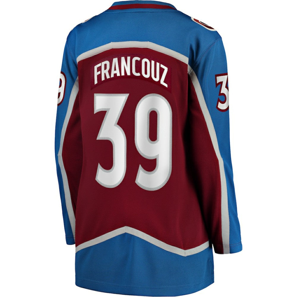 Pavel Francouz Colorado Avalanche - Fanatics Women's Home Breakaway Player Jersey Burgundy