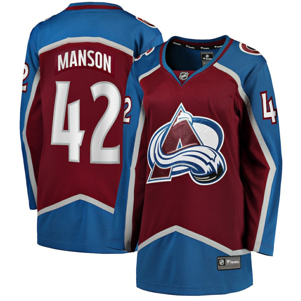Josh Manson Colorado Avalanche - Fanatics Women's Home Breakaway Player Jersey Burgundy