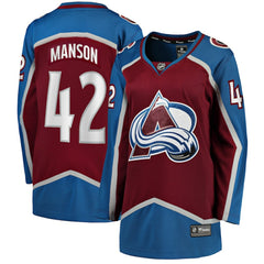 Josh Manson Colorado Avalanche - Fanatics Women's Home Breakaway Player Jersey Burgundy