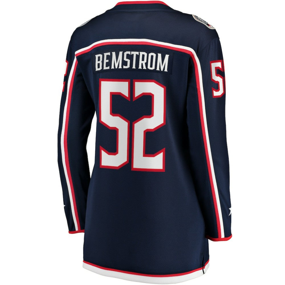Emil Bemstrom Columbus Blue Jackets - Fanatics Women's Home Breakaway Player Jersey Navy