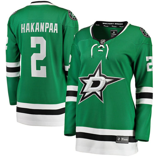 Jani Hakanpaa Dallas Stars Fanatics Women's Home Breakaway Player Jersey - Kelly Green | NHL Jerseys
