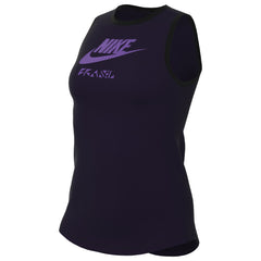 Nike Brazil Women's National Team Women's Futura Tank Top - Navy