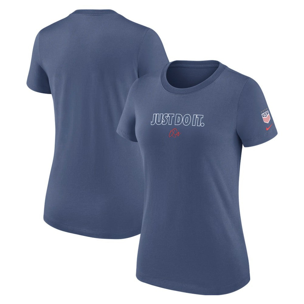 Nike USWNT Women's Just Do It T-Shirts - Blue