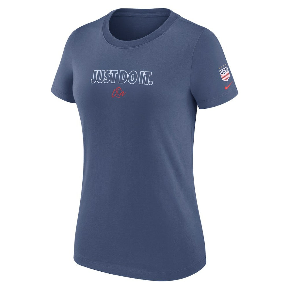 Nike USWNT Women's Just Do It T-Shirts - Blue