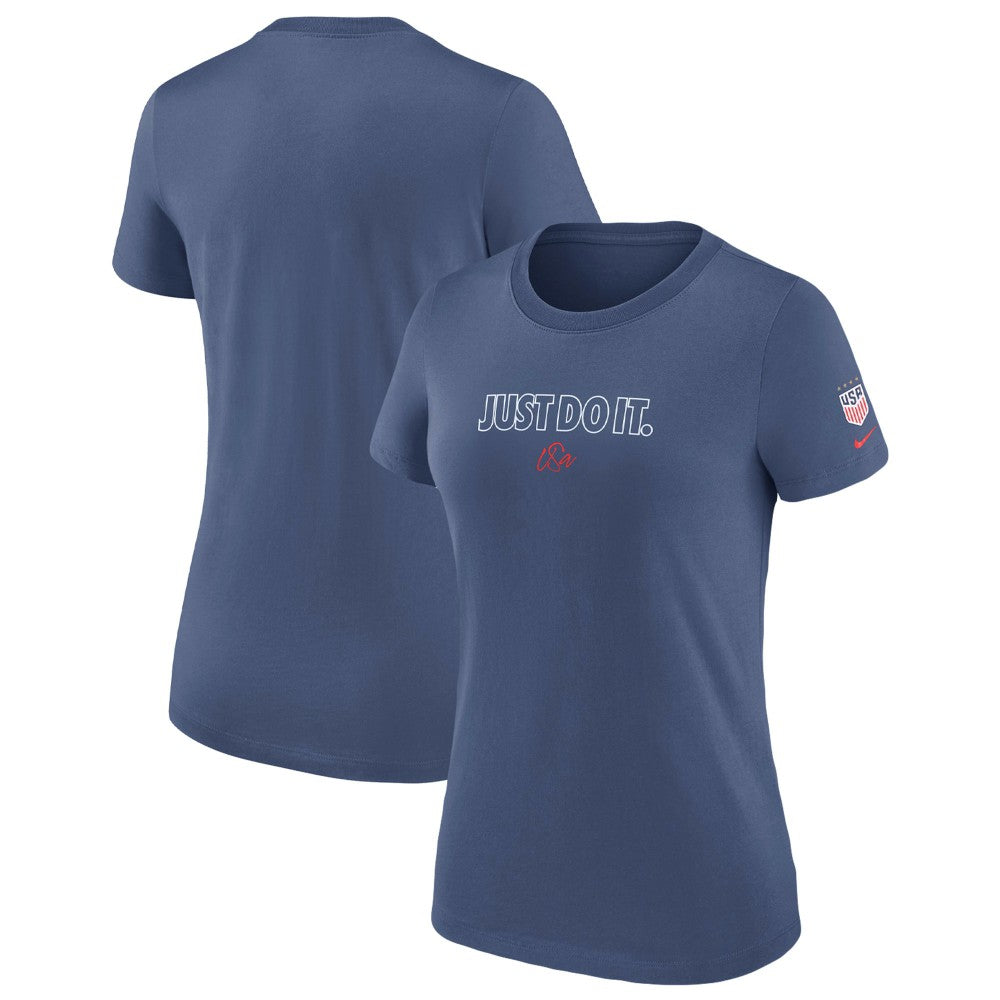 Nike USWNT Women's Just Do It T-Shirts - Blue
