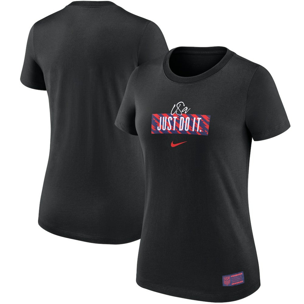 Nike USMNT Women's Verbiage T-Shirts - Black