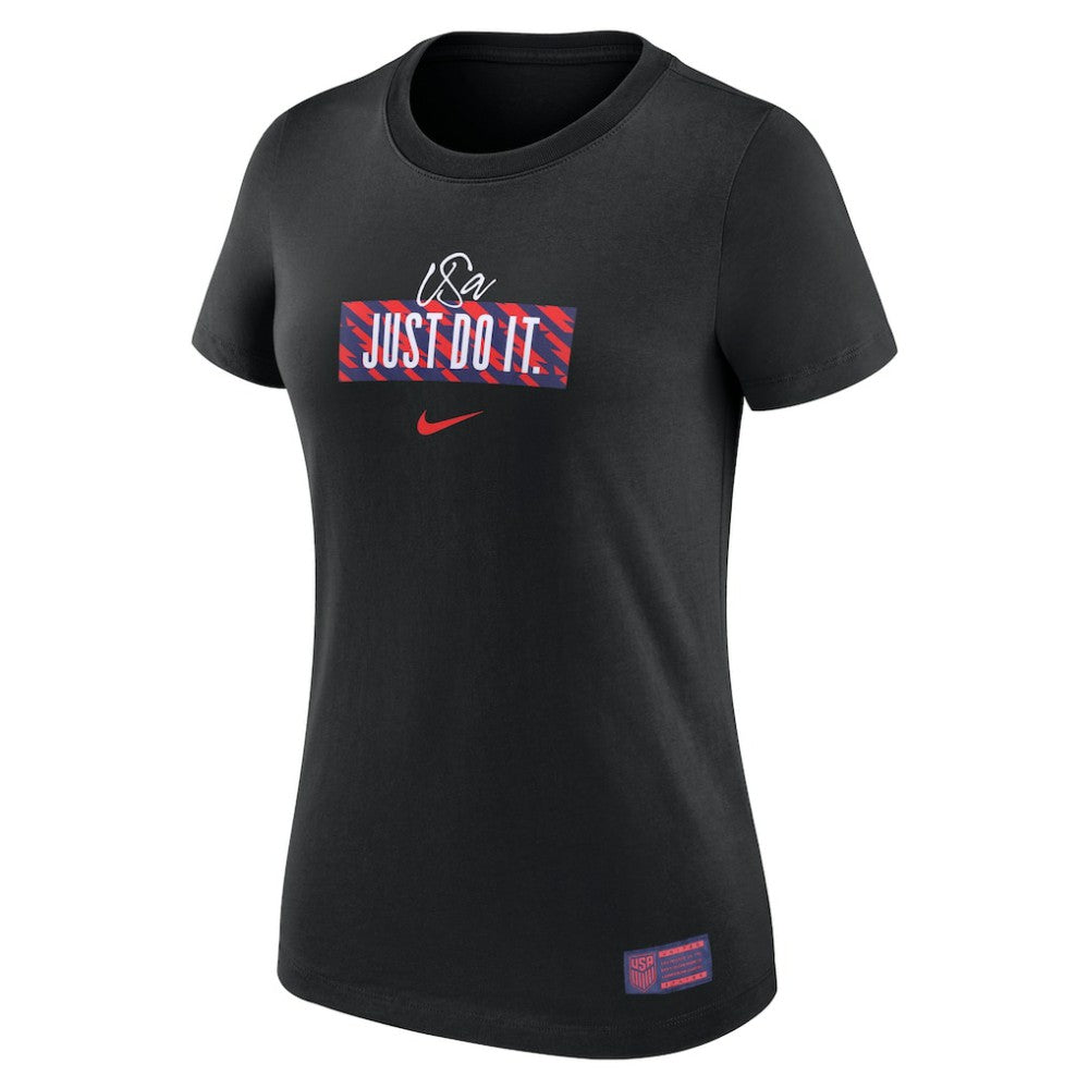 Nike USMNT Women's Verbiage T-Shirts - Black