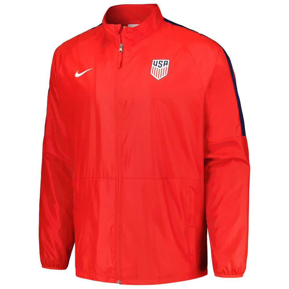 Nike USMNT 2023 Academy AWF Raglan Full-Zip Jacket - Red