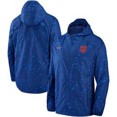 Nike USMNT AWF Raglan Full-Zip Hoodie Jacket - Navy