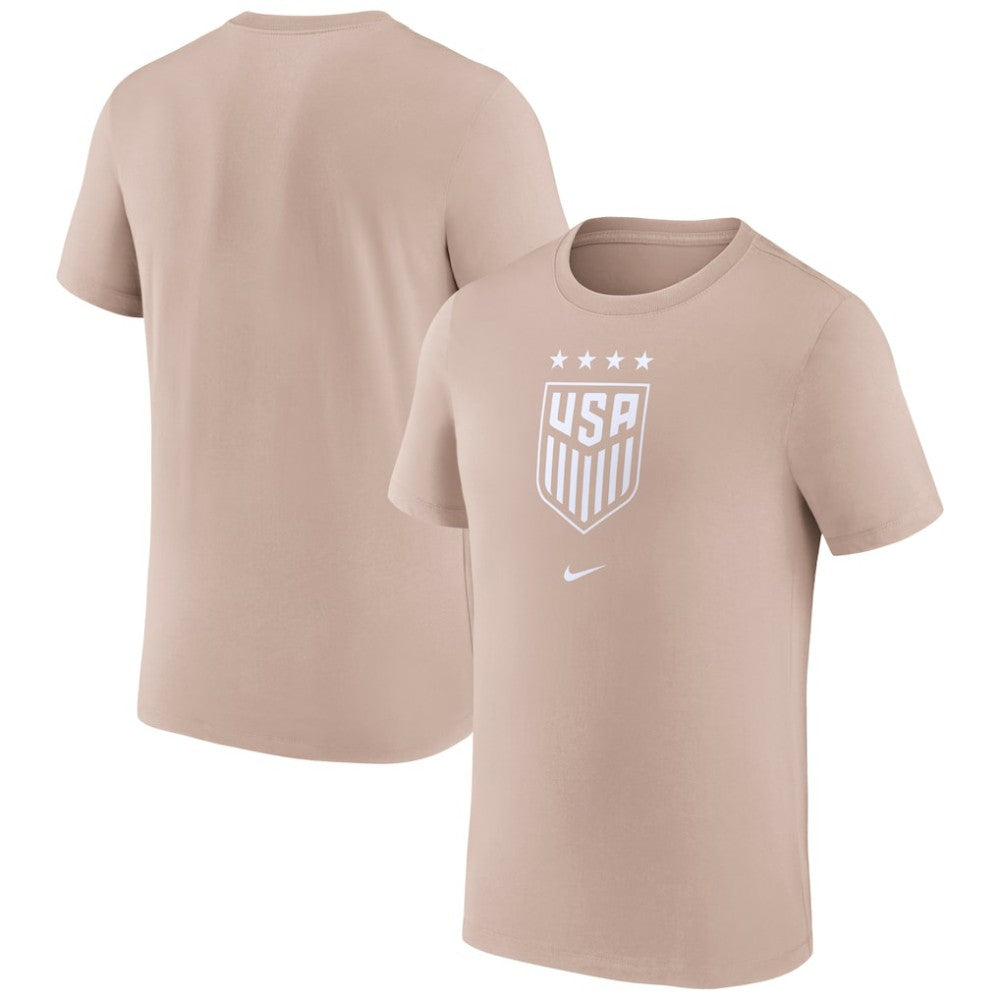 Nike USWNT Crest T-Shirts - Tan