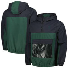 Nike Liverpool Anorak Hoodie Quarter-Zip Jacket - Green