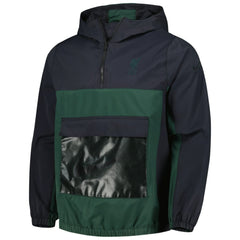 Nike Liverpool Anorak Hoodie Quarter-Zip Jacket - Green