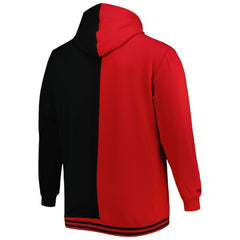 Mitchell & Ness - Atlanta Hawks Hardwood Classics Big & Tall Hardwood Classics Split Pullover Hoodie - Red/Black