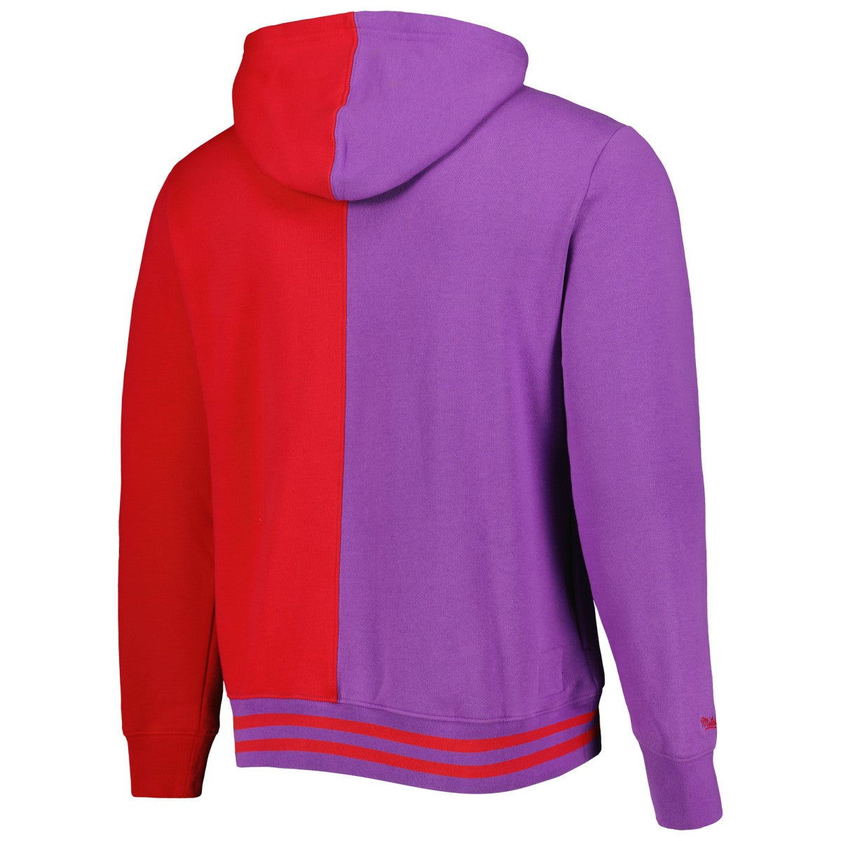 Mitchell & Ness - Toronto Raptors Big & Tall Hardwood Classics Split Pullover Hoodie - Purple/Red